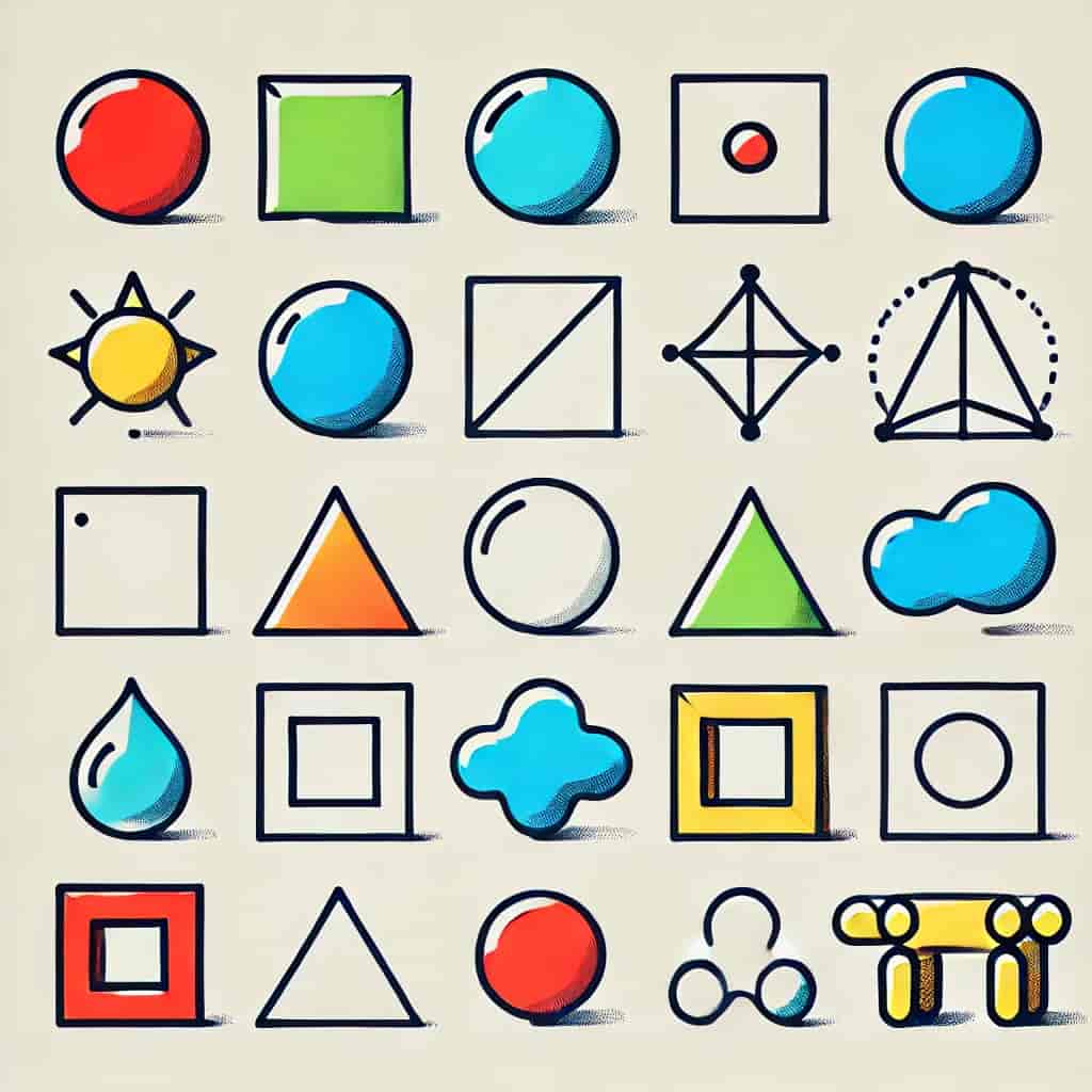 Adjectives for Shapes and Forms
