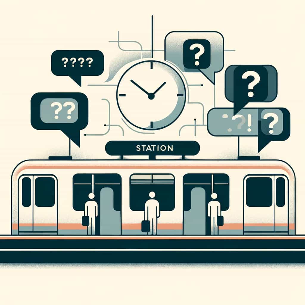 Ask Questions at a Train Station
