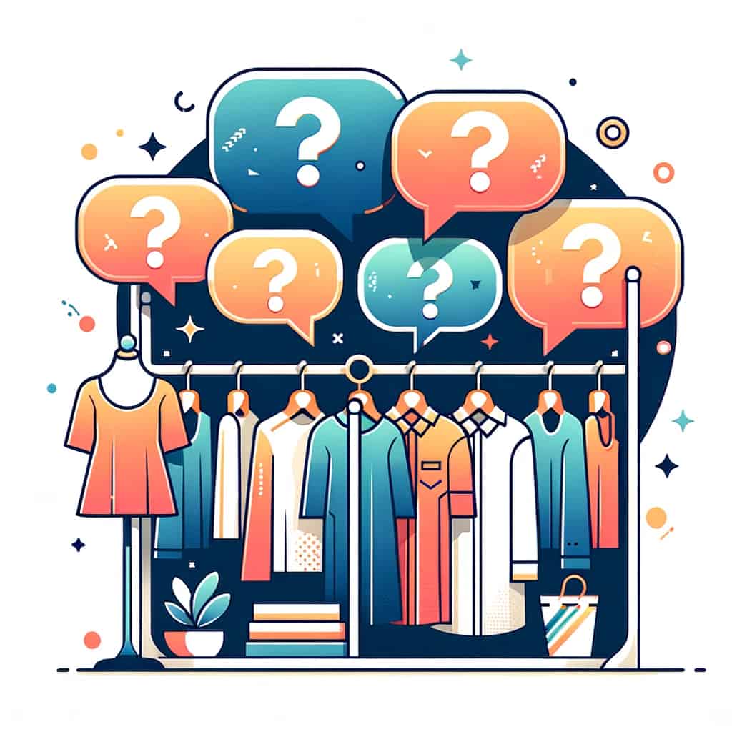 Asking Questions in a Clothing Store