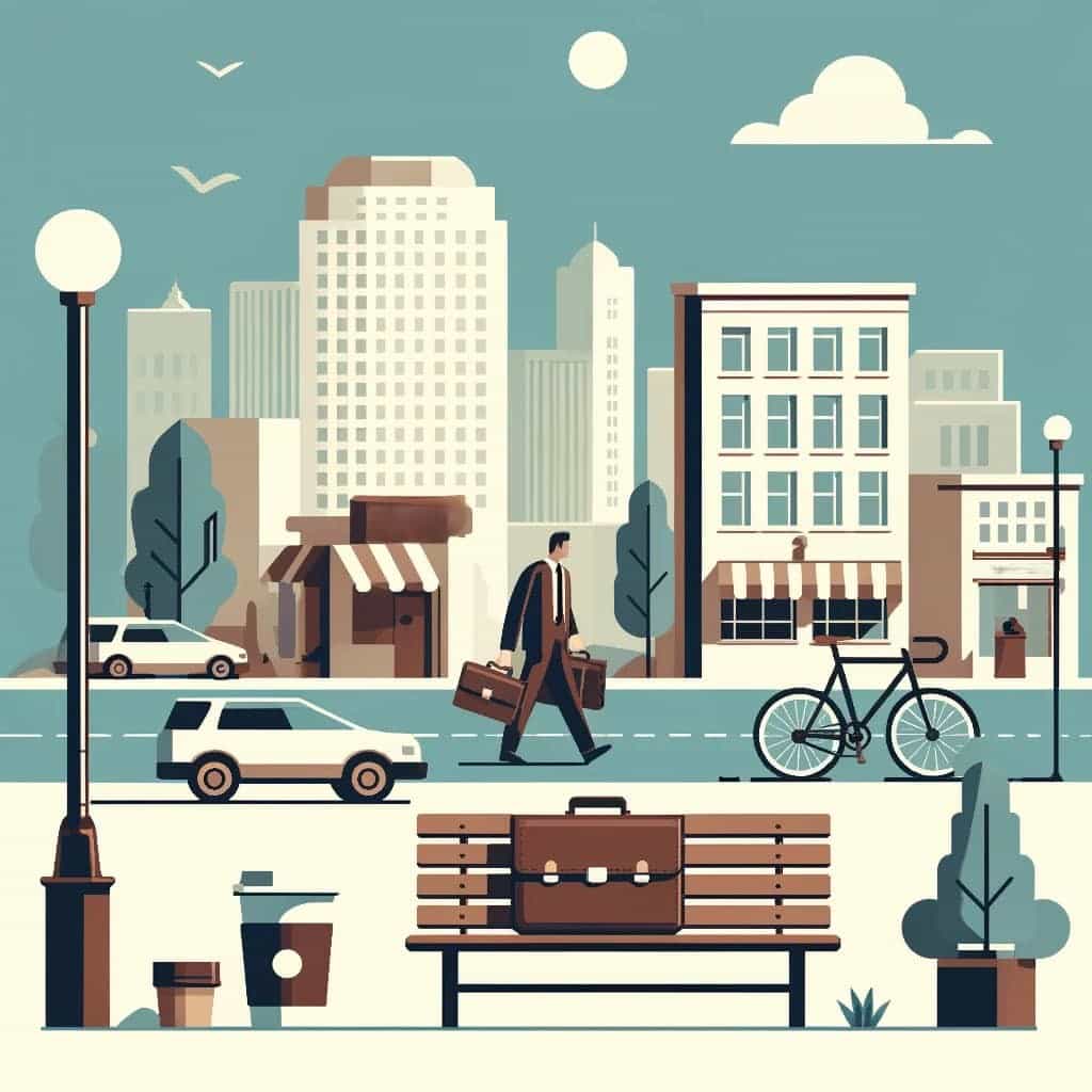 Walking to the Workplace