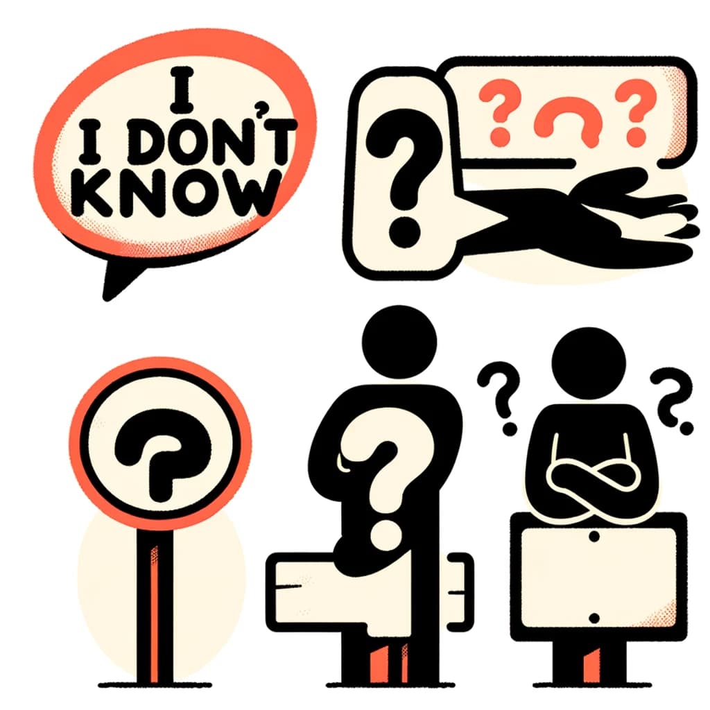 Different Ways to Say: I Don't Know