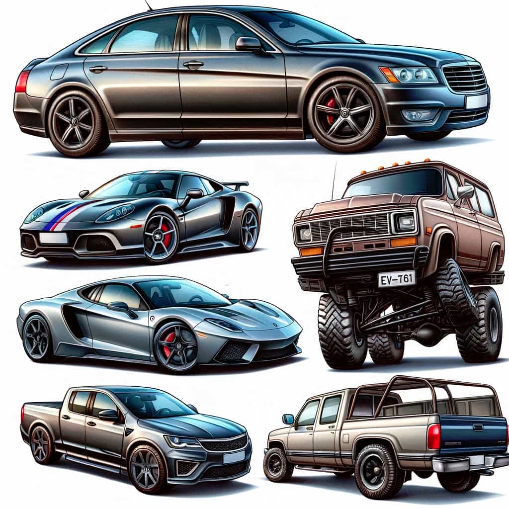 English Vocabulary for Types of Cars
